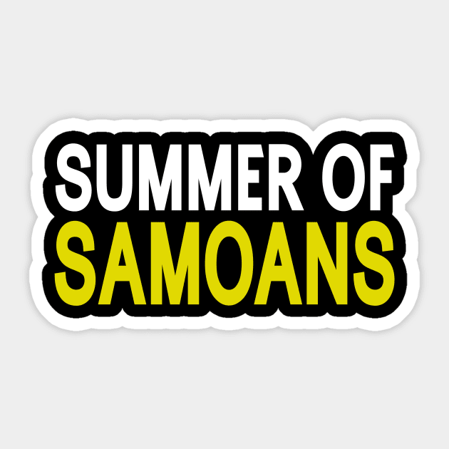 Summer Of Samoans - Roman Reigns family Sticker by Dope_Design